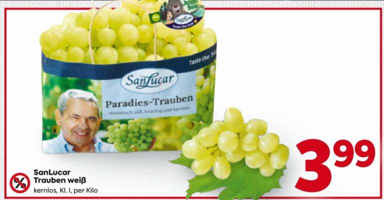 SanLucar Trauben weiß