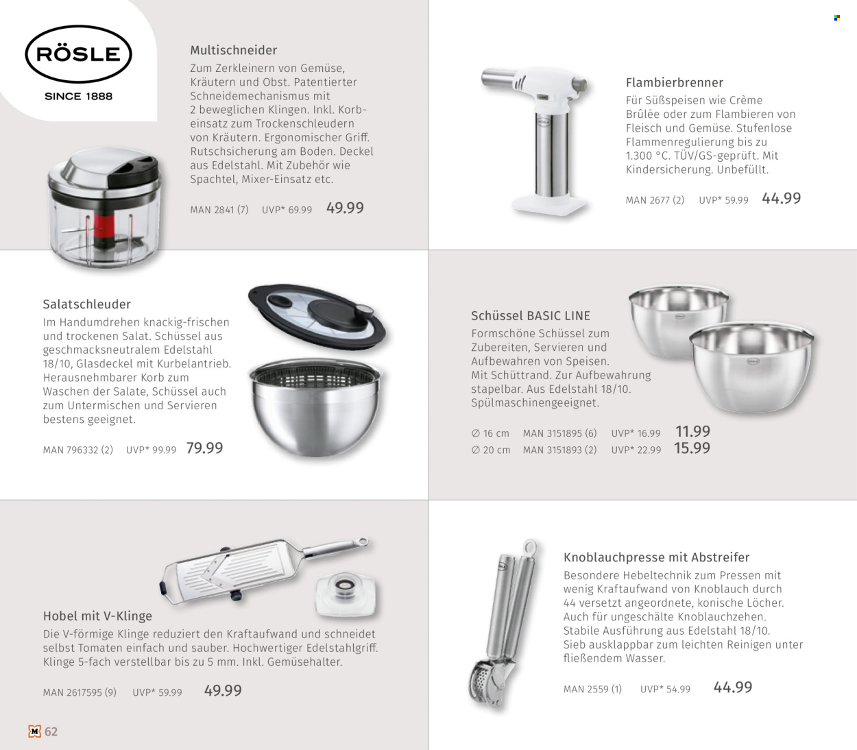 Angebote Müller. Seite 62