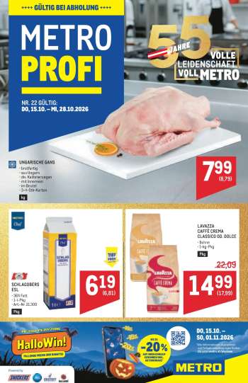 Angebote Metro - 15.10.2026 - 28.10.2026.