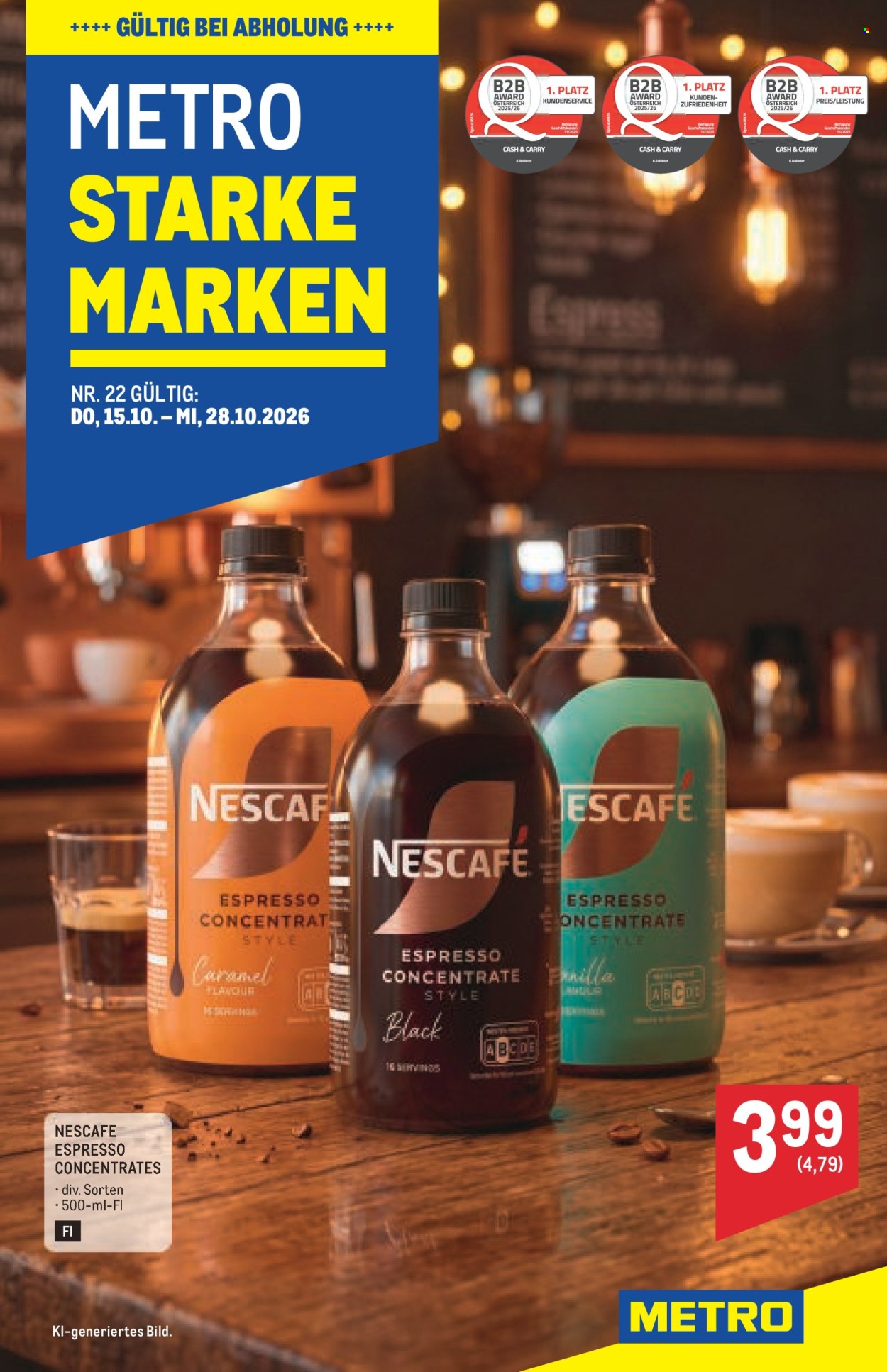 Angebote Metro - 15.10.2026 - 28.10.2026. Seite 1