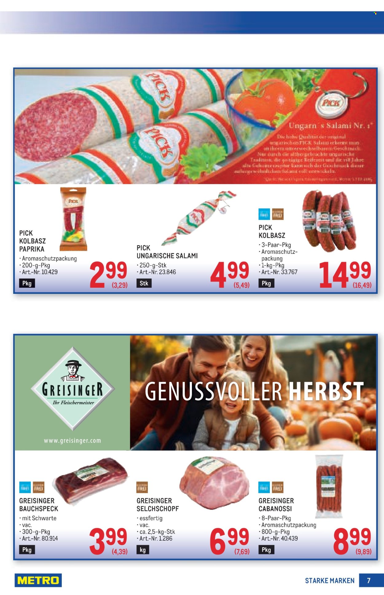 Angebote Metro - 15.10.2026 - 28.10.2026. Seite 7