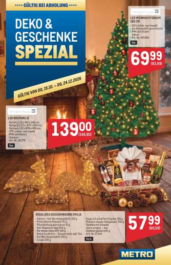 Angebote Metro - 15.10.2026 - 24.12.2026.