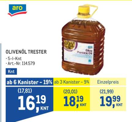 OLIVENÖL TRESTER