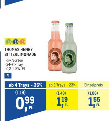 THOMAS HENRY BITTERLIMONADE
