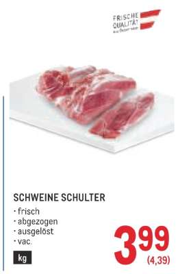 Schweine Schulter