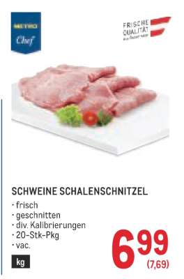 Schweine Schalenschnitzel