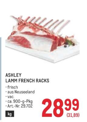 Ashley Lamm French Racks