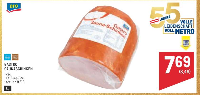 Gastro Saunaschinken