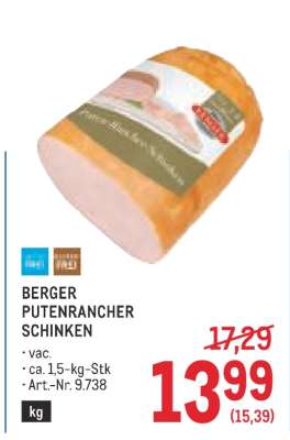 BERGER PUTENRANCHER SCHINKEN