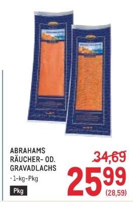ABRAHAMS RÄUCHER- OD. GRAVADLACHS
