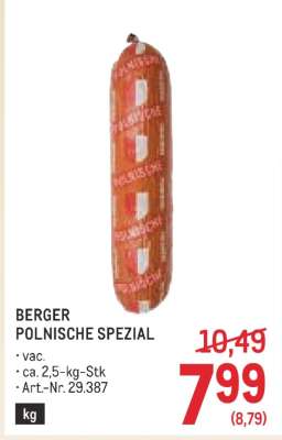 Berger Polnische Spezial