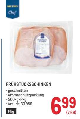 FRÜHSTÜCKSSCHINKEN