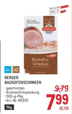 Berger Backofenschinken