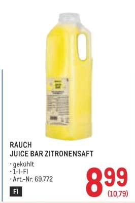 RAUCH JUICE BAR ZITRONENSAFT
