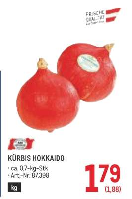Kürbis Hokkaido