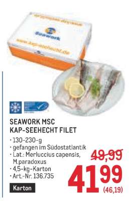 SEAWORK MSC KAP-SEEHECHT FILET