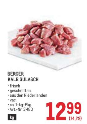 BERGER KALB GULASCH