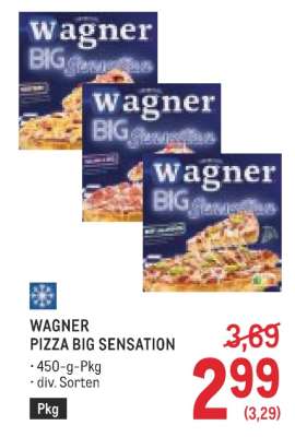 WAGNER PIZZA BIG SENSATION