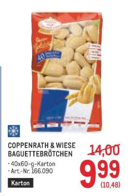 COPPENRATH & WIESE BAGUETTEBRÖTCHEN