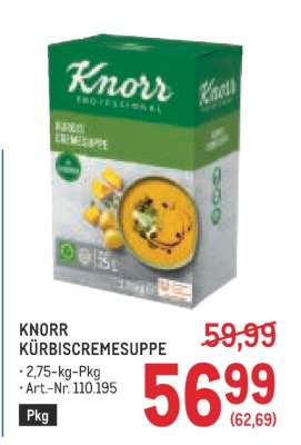 KNORR KÜRBISCREMESUPPE