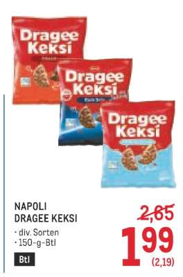 Napoli Dragee Keksi