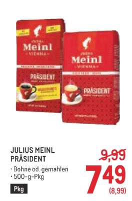 JULIUS MEINL PRÄSIDENT