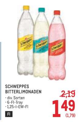 SCHWEPPES BITTERLIMONADEN