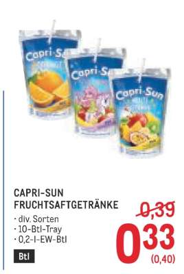 CAPRI-SUN FRUCHTSAFTGETRÄNKE