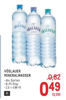 Vöslauer Mineralwasser