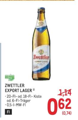 Zwettler Export Lager