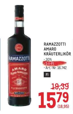 Ramazzotti Amaro Kräuterlikör