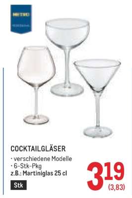 COCKTAILGLÄSER