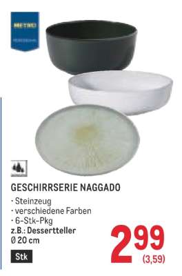 GESCHIRRSERIE NAGGADO