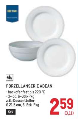 Porzellanserie Adeani