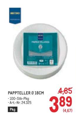 Pappteller Ø 18cm