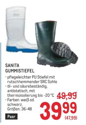SANITA GUMMISTIEFEL