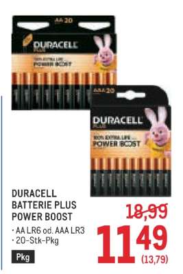 DURACELL BATTERIE PLUS POWER BOOST