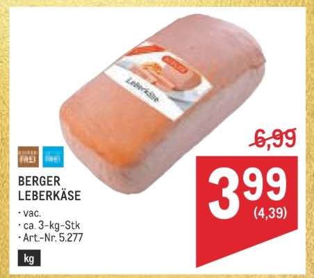 Berger Leberkäse
