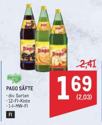 PAGO SÄFTE
