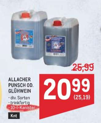 ALLACHER PUNSCH OD. GLÜHWEIN