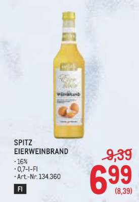 Spitz Eierweinbrand