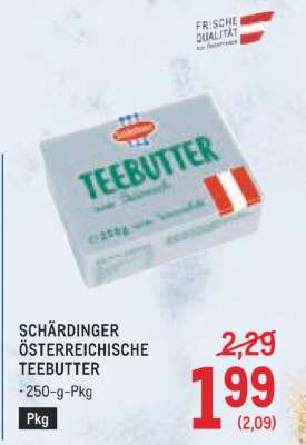 Schärdinger österreichische Teebutter