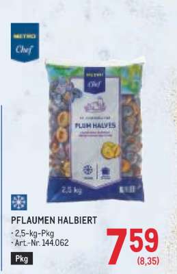 PFLAUMEN HALBIERT
