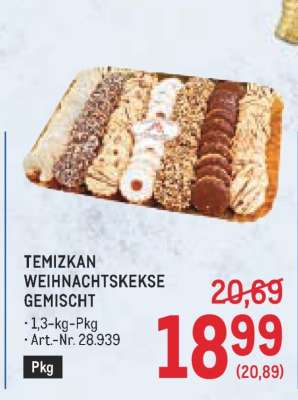 TEMIZKAN WEIHNACHTSKEKSE GEMISCHT