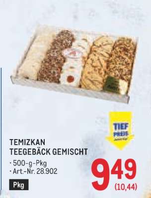 TEMIZKAN TEEGEBÄCK GEMISCHT