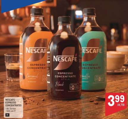 NESCAFE ESPRESSO CONCENTRATES