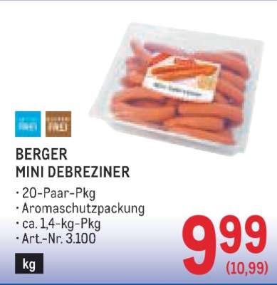 BERGER MINI DEBREZINER