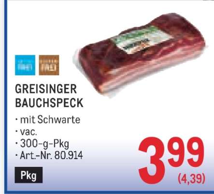 Greisinger Bauchspeck