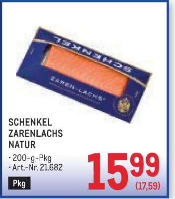 SCHENKEL ZARENLACHS NATUR