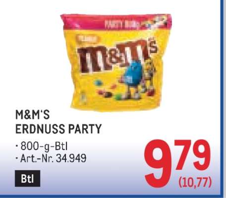 M&M'S ERDNUSS PARTY